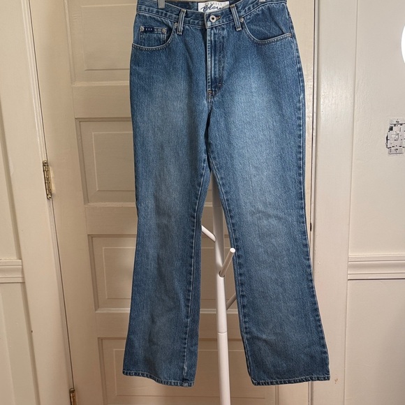 Express Bleu Flare Jeans size 7/8 - Picture 4 of 4